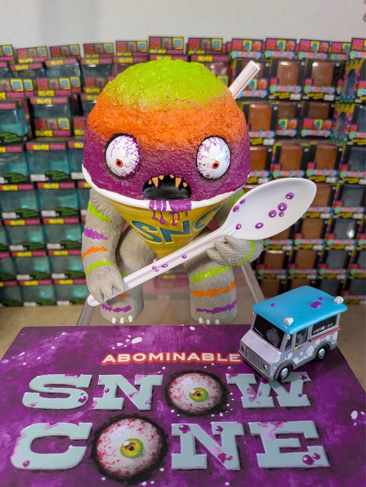 Abominable Snow Cone: 5 points Fest Orange Flavor by Jason Limon x Martian Toys