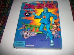 1998 Dr. Evil Captain Action Villain Series Figure Boxed Playing Mantis NEW