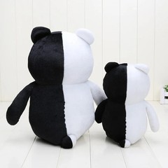 Danganronpa Monokuma Plush Toy 25/40cm Black White Bear Stuffed Doll Gift