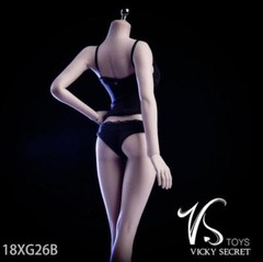 1/6 Female BLACK Tank top Panties underwear set for Kumik PHICEN hot toys ❶USA❶