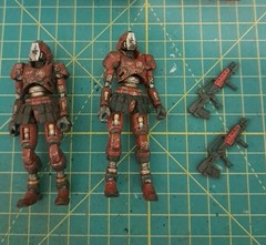 ACID RAIN /ANNEX 2179 1/18: Set of 2 Container Guard Puppets *US Seller*