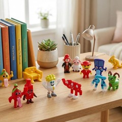 24PCS Italian Brainrot Steal a Brainrot 67 Toys 1.8 Brain Rot Action Figure
