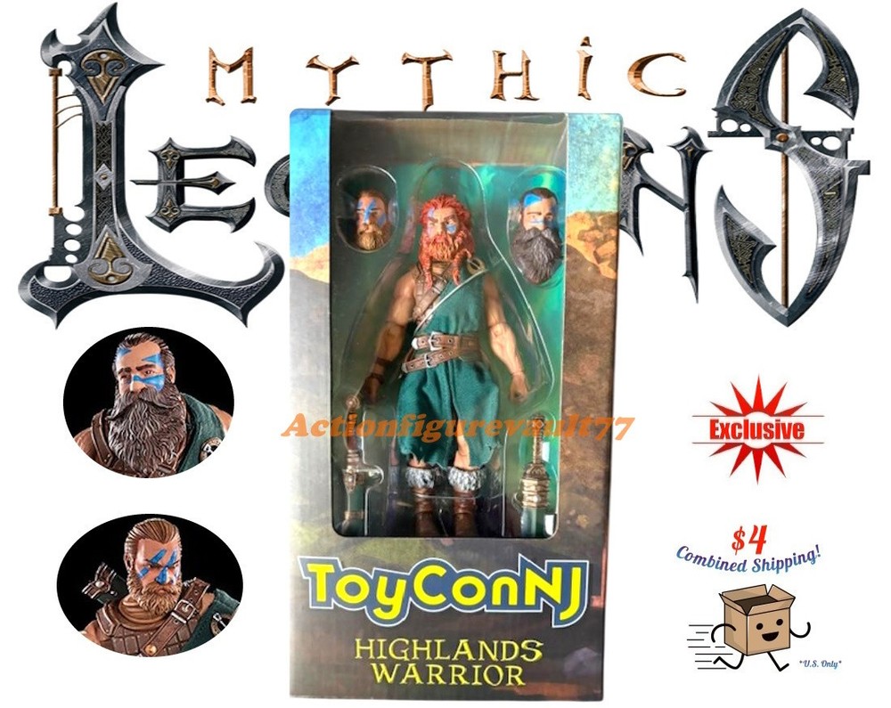 Mythic Legions 6″ HIGHLANDS WARRIOR ToyConNJ TOYCON NJ 2026 Convention Excl.