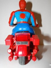 SPIDER-MAN SUPER HEROES FRICTION MOTORCYCLE MOTO HOMEN ARANHA MIB 1970’s Brazil
