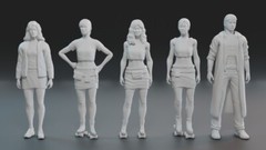 The WRAITH Movie 1986 18 Figure 3D Printed 1:24 3″ Set Charlie Sheen Quaid Fenn