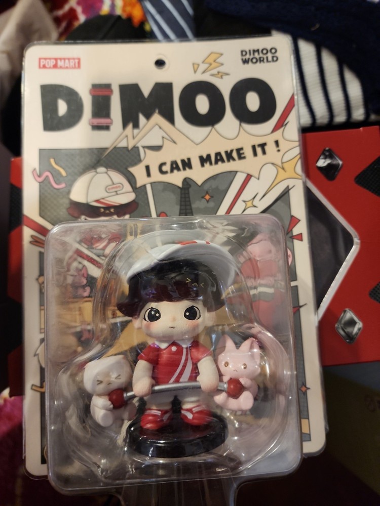 POP MART DIMOO WORLD; DIMOO I Can Make It Red Ver ABS PVC Figure Toy