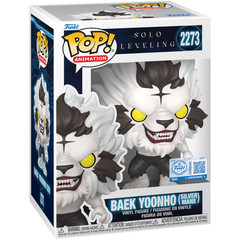 SOLO LEVELING – BAEK YOONHO (SILVER MANE) EXCLUSIVE Vinyl Figure + POP PROTECTOR