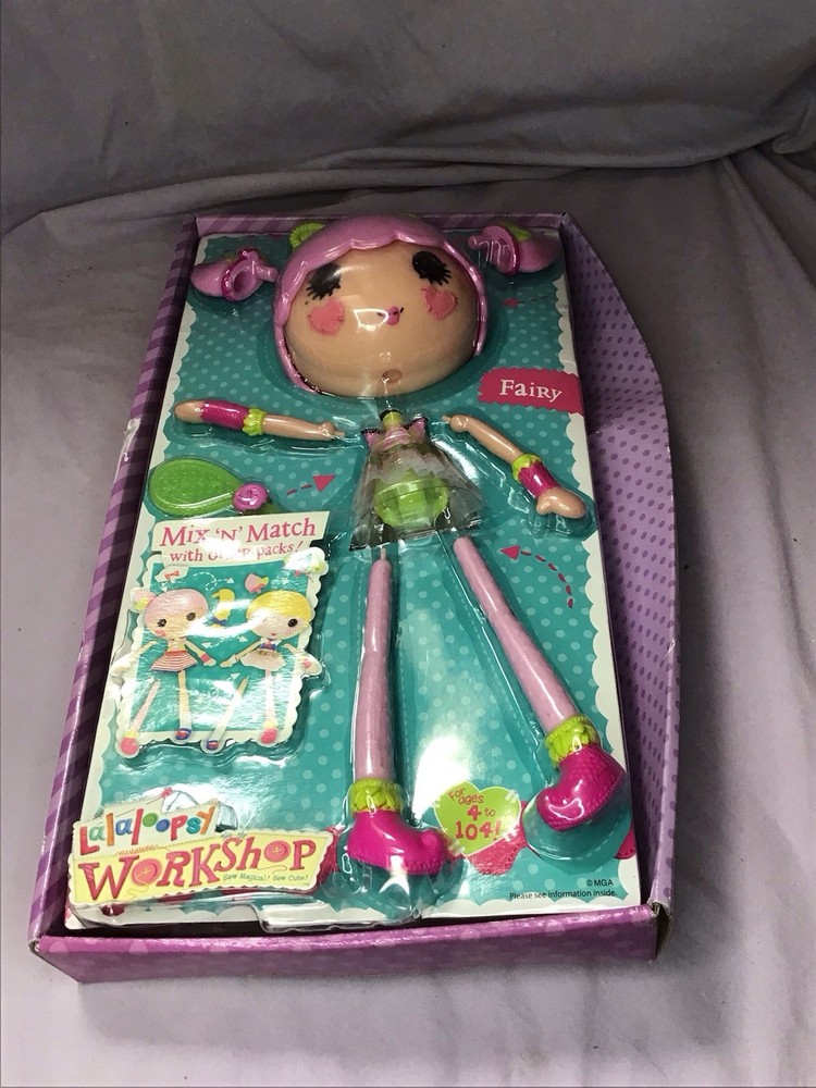 Brand New Sealed (BENT SIDE) LALALOOPSY Workshop Mix ‘N’ Match Fairy Toy Doll