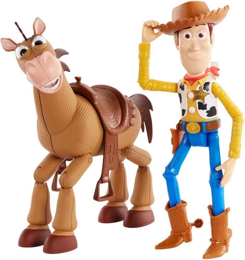 Disney Pixar Toy Story 4 Woody Bullseye Figure Set Ages 3 and Up