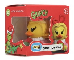 Set Of 4 Mini Tubbz Rubber Ducks Grinch, Santa Costume Grinch,Cindy-lou Who,Max
