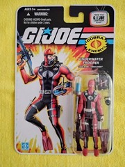 GI Joe Comic/Cartoon Series 4 Figs,Cobra Enemy, Saboteur, Android,Diver,Serpent