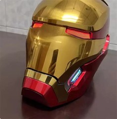New Friday Autoking Iron Man Mk50 Helmet 1/1 Wearable Helmet Cosplay LED Gift