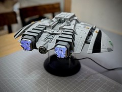 Battlestar Galactica 1978 Cylon Raider TOS Classic (14 in. ANIMATED LIGHTS)