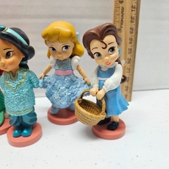 Disney ANIMATORS COLLECTION PVC Mini Figure Lot of 9 – Princess Toddler Cake Top