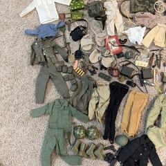 Huge Lot Of Vintage Hasbro 12in G.I. Joe, 21st Century Soldier Accessories
