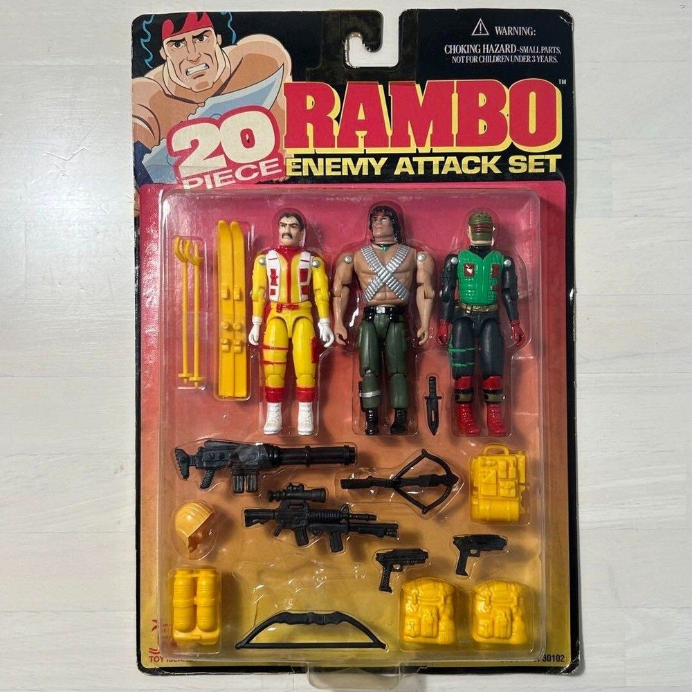 Toy Island Rambo Enemy Attack Figure Set