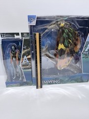 2 McFarlane Toys Avatar the Way of Water Skimwing 14″ & Tonowari Action Figures
