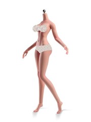 1/6 Flexible Normal MakeupLarge Breast Female Action Figure Body Detail Doll