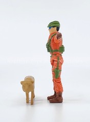 GI JOE COMANDOS EM ACAO FORCA FERA TIGOR FIGURE NEAR COM w/TIGER BRAZIL ESTRELA