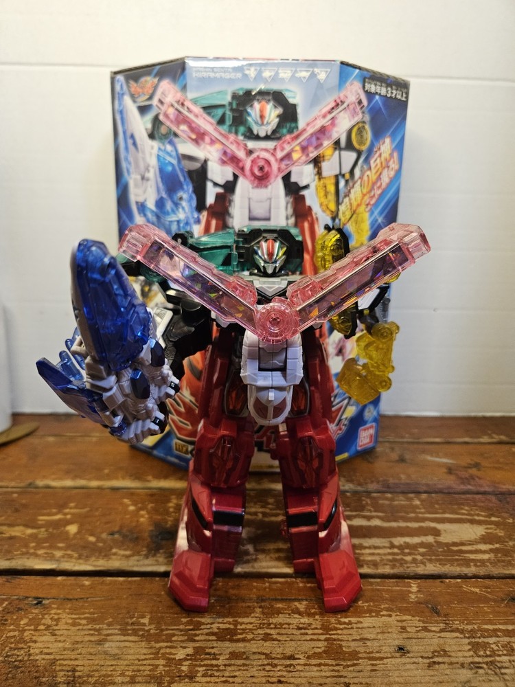 Bandai Mashin Sentai Kiramager Robot 01 Mashin Gattai DX Kiramaizin Set 52416 JP