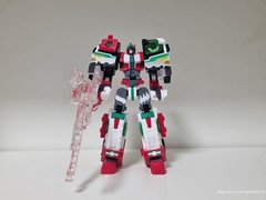 Metal Cardbot W Mega Ambler Transforming Robot Action Figure Toy Korean Anime