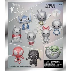 Disney 100 Series 1 Figural 3D Bag Clip New Sealed “Blind Bag”