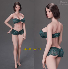 LDDOLL 1/6 28xl Female Silicone Seamless Body 12″ Action Figure fit YM Head