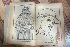 1956 Buster Crabbe Captain Gallant Coloring Book Tarzan Buck Rogers Flash Gordon