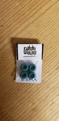 New Set Of Entitity Fingerboard wheels TEAL/BLUE.