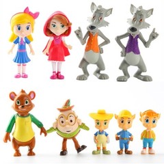 Goldie & Bear Disney Playset 9 Figure Cake Topper * USA SELLER* Toy Doll Set