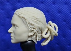 PADME HEAD SCULPT UNPAINTED 1:18 1:12 1:10 1:6 SCALE