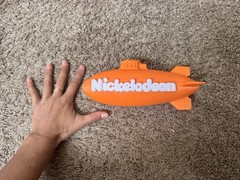 Nickelodeon Award Trophy, 3-D Printed Handheld Size Tough Material. Brand New