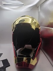 Iron Man Gold MK5 Helmet Electronic Voice Activated Open&Close Mask
