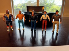 1983 A-Team Lot Of 5 Vintage Galoob 6″ Figures Baracus Amy Face Hannibal Murdock