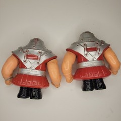2x He Man Masters of the Universe Action Figure Ram Man 1982 Mattel Springs Work
