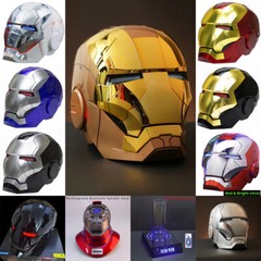 AUTOKING 1:1 Wearable JARVIS Voice Control Cosplay Iron Man MK5 Helmet Mask Gift