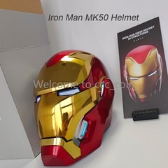 Friday Iron Man MK50 Helmet 1/1 Wearable COS Remote Touch Voice Control Gift NEW