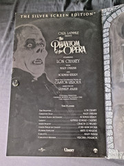 The Phantom of the Opera 12″ figure Silver Screen Edition Sideshow Collectibles