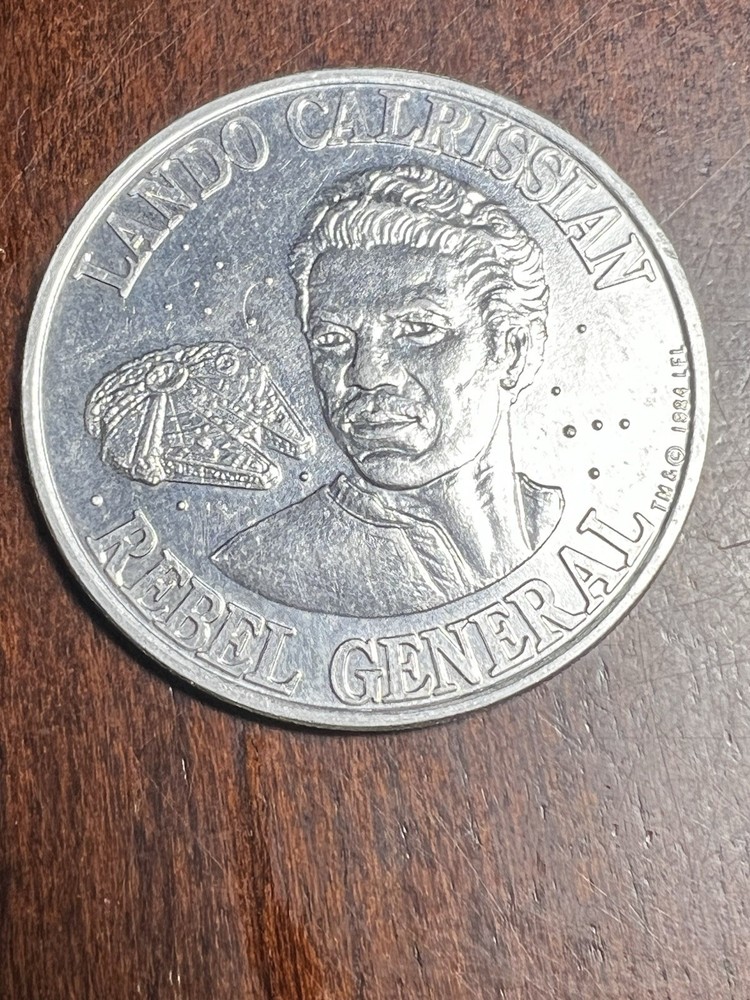 VINTAGE KENNER STAR WARS 1985 POTF POWER FORCE LANDO GENERAL LOOSE COIN