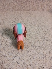 Paw Patrol The Movie Liberty Dachshund Figure Dog Puppy 2″ Pink Blue Mini Toy