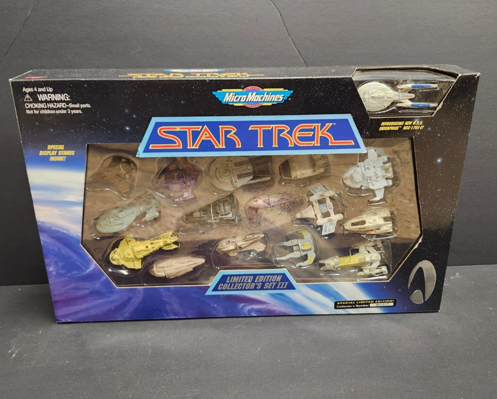 Limited Edition Collector’s Set III 3 STAR TREK Micro Machines NEW MOC