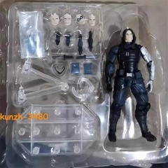 STOCK Captain America Winter Soldier Action Figure Movie Around Model Toys 14cm