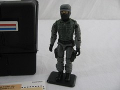 Hasbro Gi Joe Rapid Deployment Force Shockwave & Fast Draw w/ Weapons & Case VG