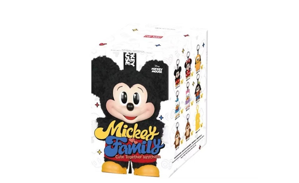 POP MART Mickey Family Together Series Plush Keychains 100% Authentic US Seller