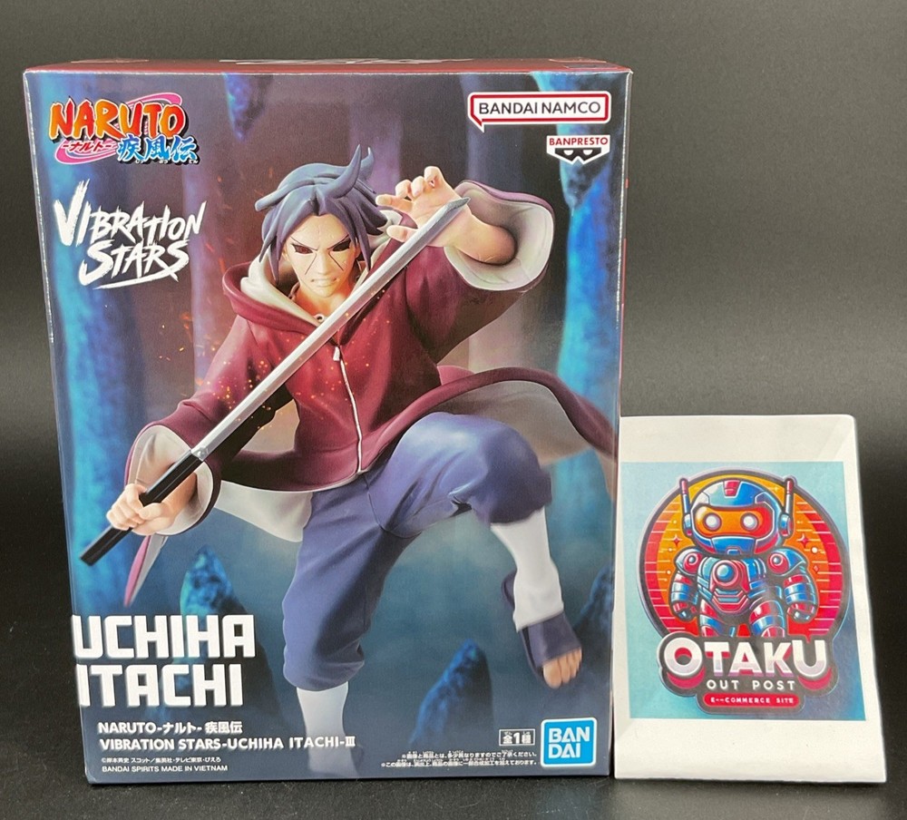 Itachi Uchiha Ⅲ Figure Naruto Shippuden Vibration Stars Anime Banpresto Japan