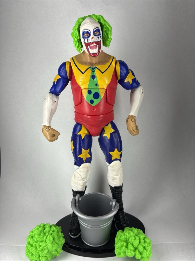 WWE Elite Flashback Series 34 Doink the Clown Wrestling Action Figure Mattel