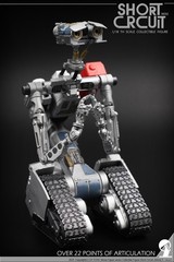 Short Circuit Two Heads Version Resin Statue 1/18 Robot Model 3.75” Cool GYTOYS