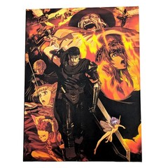 SWORDS & ICONS Berserk 7 Pcs. Necklace & Key Chain Set (Anime KeyChain Charm)