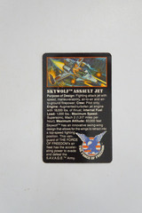 Rambo Force of Freedom Skywolf Assault Jet for Vintage Action Figures 1980s