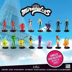 Miraculous Ladybug and Cat Noir Toppeez Pencil Topper Blind Box 1 of 16 Zag